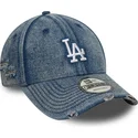 shapka-izvita-sinya-reguliruem-9forty-acid-wash-denim-na-los-angeles-dodgers-mlb-ot-new-era
