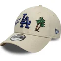shapka-izvita-bezhov-reguliruema-9forty-city-icon-na-los-angeles-dodgers-mlb-ot-new-era