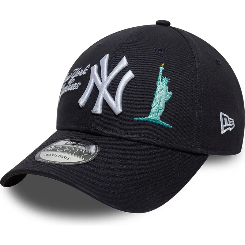 casquette-courbee-bleue-marine-ajustable-9forty-city-icon-new-york-yankees-mlb-new-era