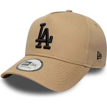 Шапка извита кафяв снапбек E Frame League Essential на Los Angeles Dodgers MLB от New Era