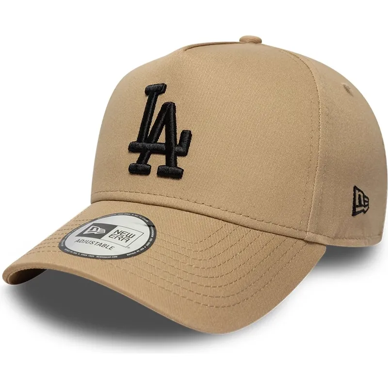 shapka-izvita-kafyav-snapbek-e-frame-league-essential-na-los-angeles-dodgers-mlb-ot-new-era