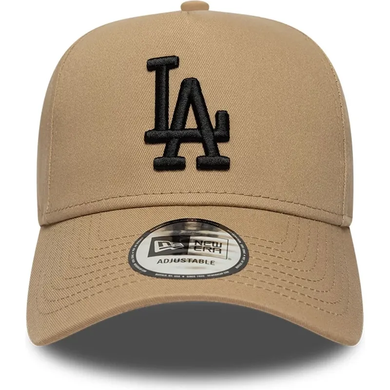 shapka-izvita-kafyav-snapbek-e-frame-league-essential-na-los-angeles-dodgers-mlb-ot-new-era