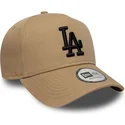 shapka-izvita-kafyav-snapbek-e-frame-league-essential-na-los-angeles-dodgers-mlb-ot-new-era