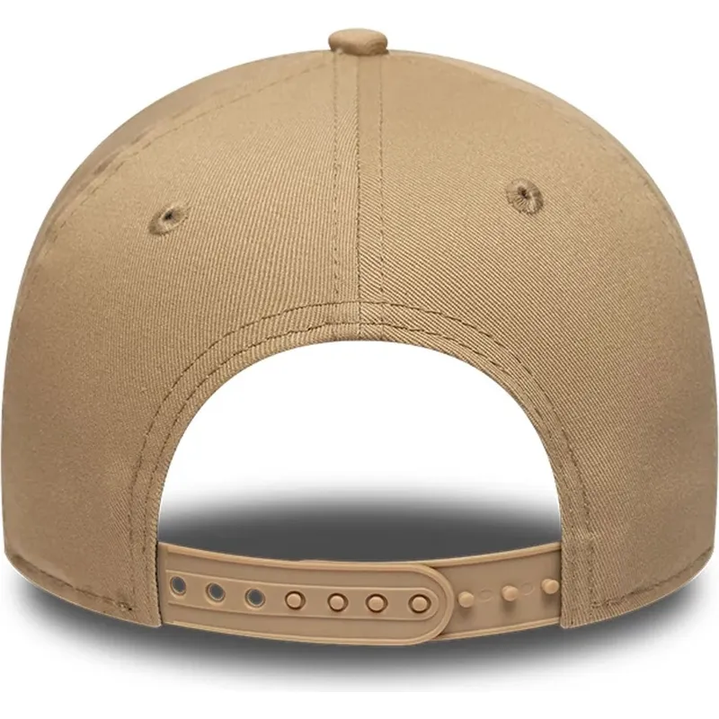 shapka-izvita-kafyav-snapbek-cheren-e-frame-league-essential-na-los-angeles-dodgers-mlb-ot-new-era
