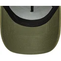 new-era-curved-brim-e-frame-patch-linen-green-snapback-cap