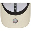buet-beige-snapback-kasket-9forty-m-crown-linen-fra-new-york-yankees-mlb-fra-new-era