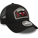 shapka-izvita-cherna-snapbek-9forty-m-crown-a-frame-na-chicago-bulls-nba-ot-new-era