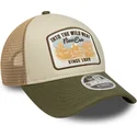 gorra-trucker-beige-y-verde-9forty-m-crown-a-frame-de-new-era