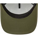 new-era-9forty-m-crown-a-frame-beige-and-green-trucker-hat