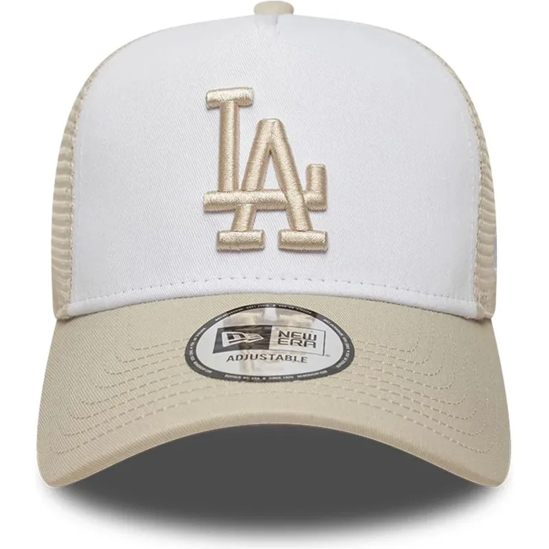 shapka-izvita-shapka-traker-bezhov-snapbek-a-frame-league-essential-na-los-angeles-dodgers-mlb-ot-new-era