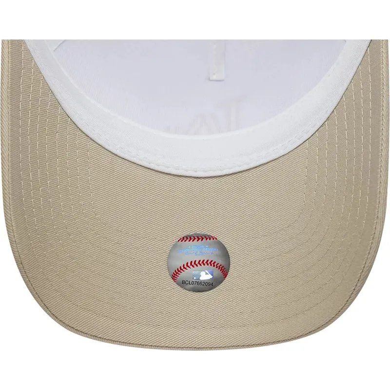 shapka-izvita-shapka-traker-bezhov-snapbek-a-frame-league-essential-na-los-angeles-dodgers-mlb-ot-new-era