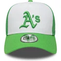 casquette-trucker-verte-et-blanche-avec-logo-vert-a-frame-league-essential-oakland-athletics-mlb-new-era