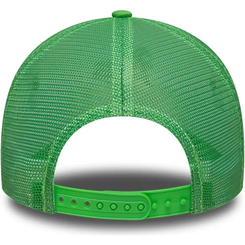 new-era-green-logo-a-frame-league-essential-oakland-athletics-mlb-zelena-i-byala-shapka-traker