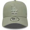 shapka-izvita-traker-zelena-snapbek-a-frame-outline-na-los-angeles-dodgers-mlb-ot-new-era