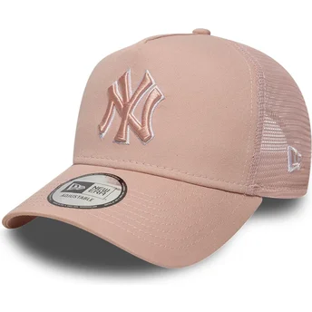 Шапка извита роза снапбек A Frame Outline на New York Yankees MLB от New Era