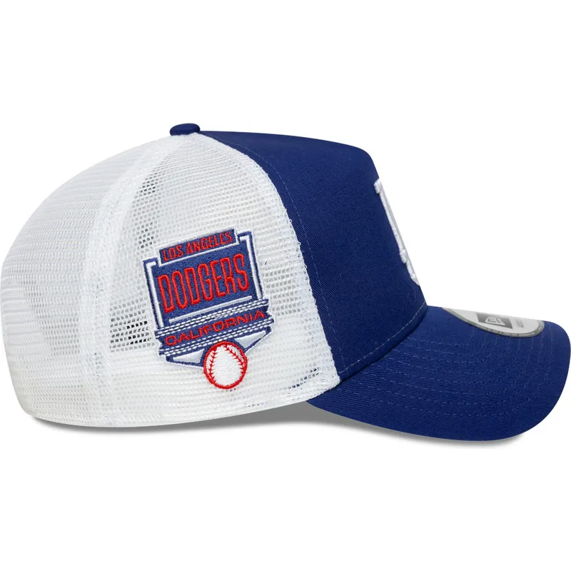 casquette-trucker-bleue-a-frame-side-patch-los-angeles-dodgers-mlb-new-era
