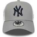 casquette-trucker-grise-a-frame-side-patch-new-york-yankees-mlb-new-era