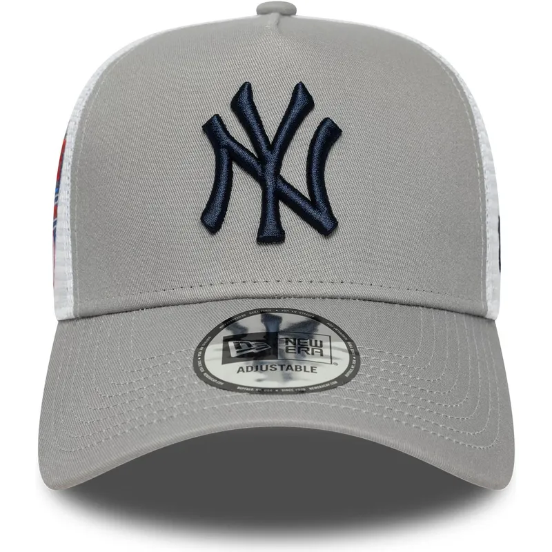 shapka-izvita-traker-siv-snapbek-a-frame-side-patch-na-new-york-yankees-mlb-ot-new-era
