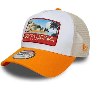 Multifarvet trucker-kasket A Frame Location Patch fra Costa Brava fra New Era