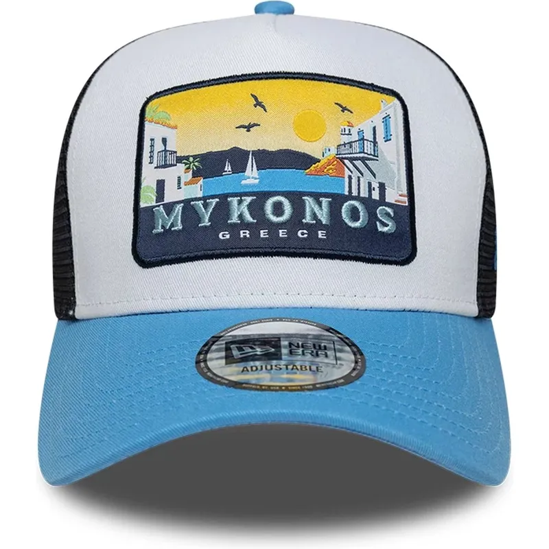shapka-izvita-traker-sinya-snapbek-a-frame-location-patch-na-mykonos-ot-new-era