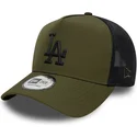 shapka-izvita-traker-zelena-snapbek-a-frame-sport-na-los-angeles-dodgers-mlb-ot-new-era
