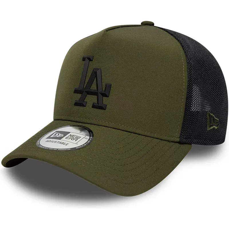 shapka-izvita-traker-zelena-snapbek-a-frame-sport-na-los-angeles-dodgers-mlb-ot-new-era