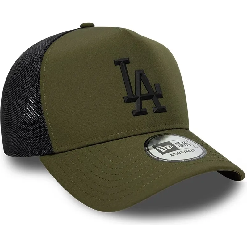 shapka-izvita-traker-zelena-snapbek-a-frame-sport-na-los-angeles-dodgers-mlb-ot-new-era
