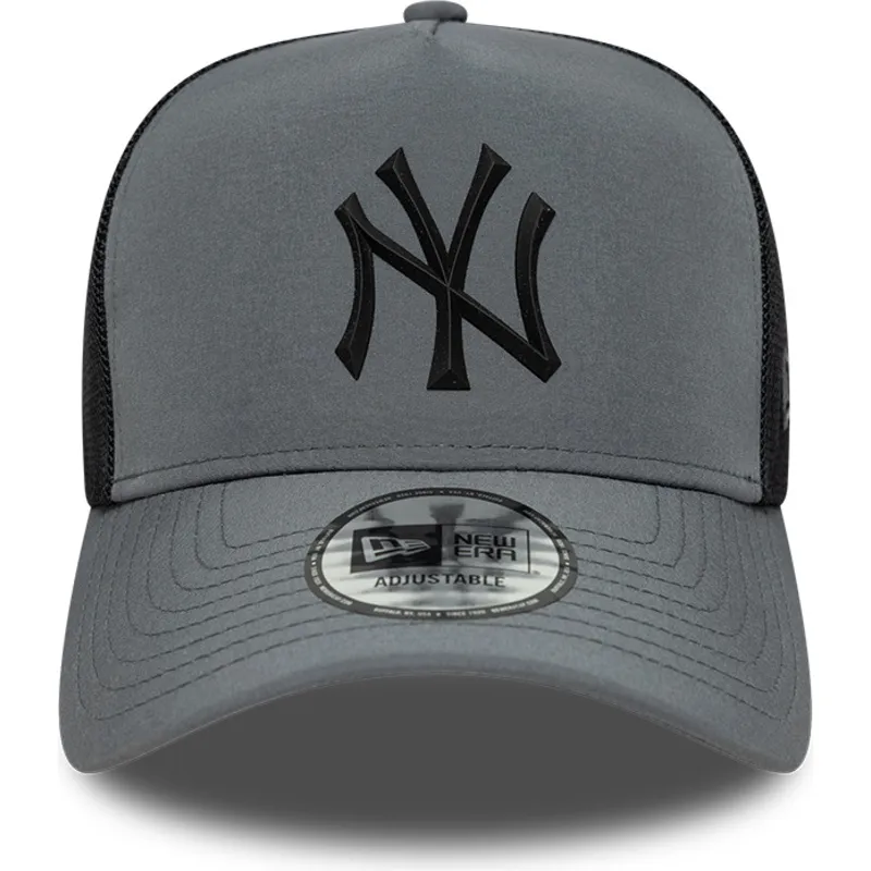 shapka-izvita-siv-snapbek-cheren-a-frame-sport-na-new-york-yankees-mlb-ot-new-era