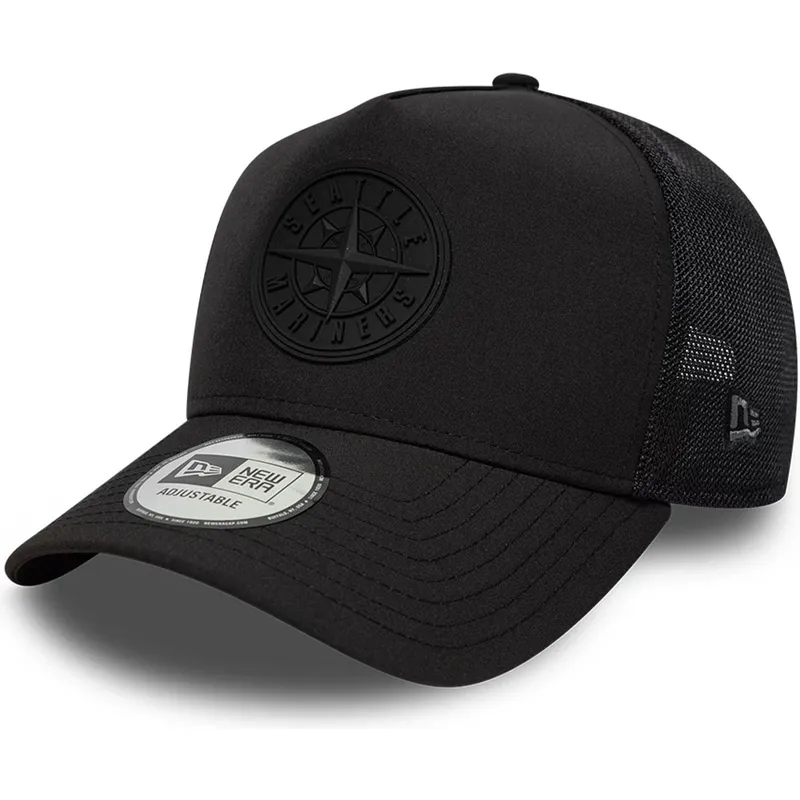 shapka-izvita-cherna-snapbek-a-frame-sport-na-seattle-mariners-mlb-ot-new-era