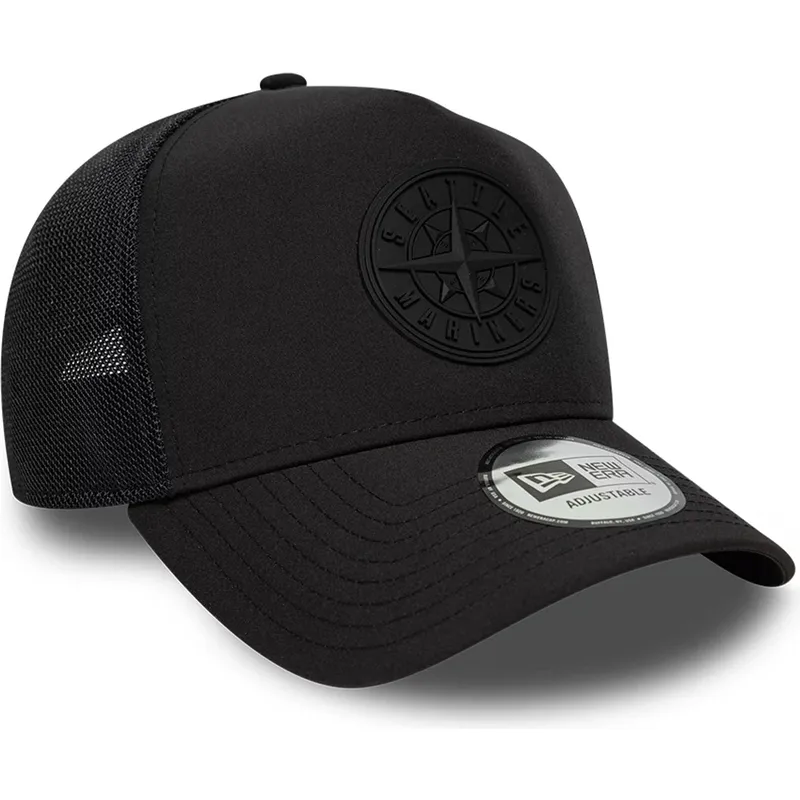 shapka-izvita-cherna-snapbek-a-frame-sport-na-seattle-mariners-mlb-ot-new-era