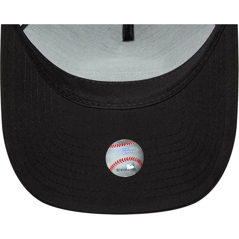 casquette-trucker-noire-avec-logo-noir-a-frame-sport-seattle-mariners-mlb-new-era
