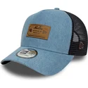shapka-izvita-traker-sinya-snapbek-a-frame-denim-leather-patch-ot-new-era