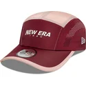 shapka-izvita-5-panel-chervena-reguliruema-runner-ot-new-era