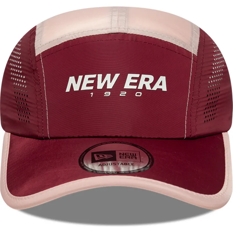 shapka-izvita-5-panel-chervena-reguliruema-runner-ot-new-era shapka-izvita-5-panel-chervena-reguliruema-runner-ot-new-era