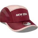 shapka-izvita-5-panel-chervena-reguliruema-runner-ot-new-era