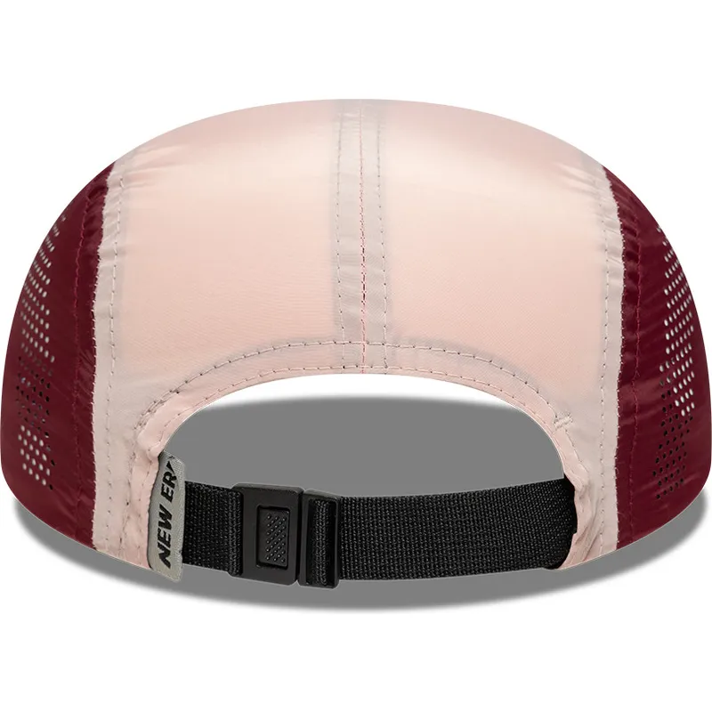 shapka-izvita-5-panela-chervena-reguliruem-runner-colour-block-ot-new-era
