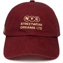 gorra-curva-granate-ajustable-ny-dreams-just-kids-the-90s-de-homenage