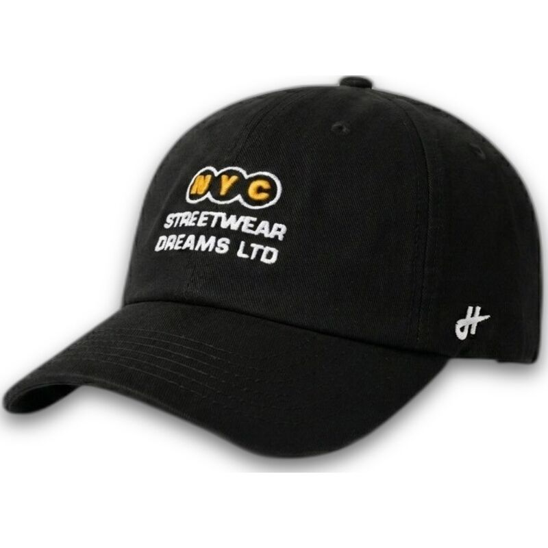 sort-justerbar-curved-kasket-ny-dreams-just-kids-the-90s-fra-homenage