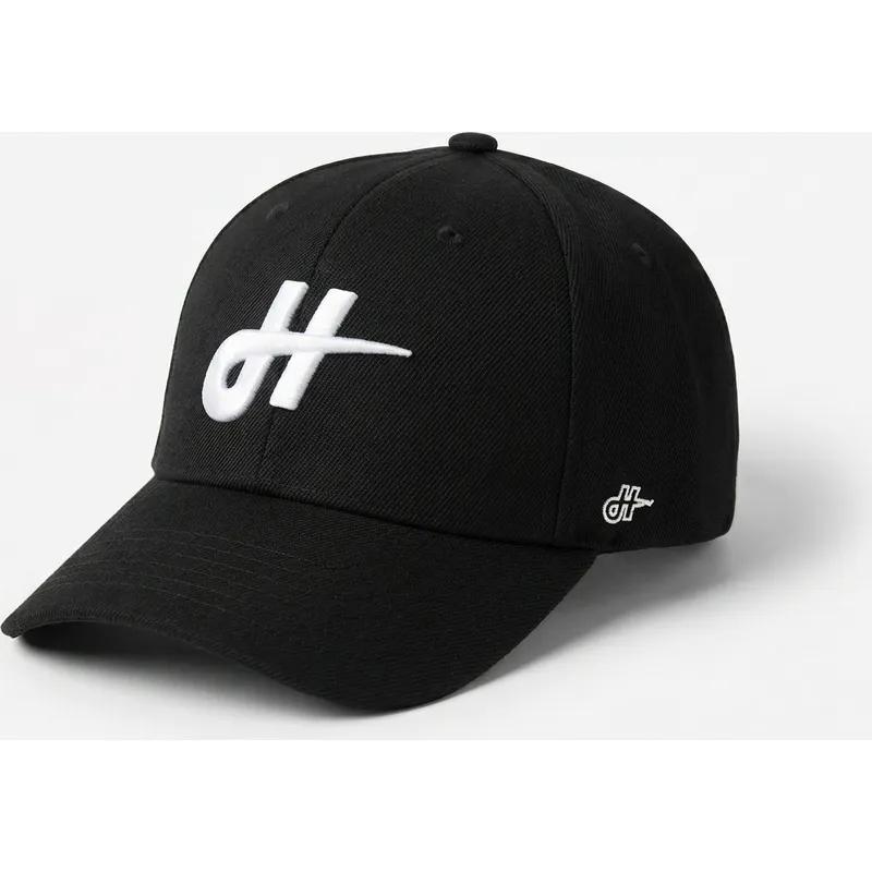 casquette-courbee-noire-ajustable-merch-merchandising-the-90s-homenage