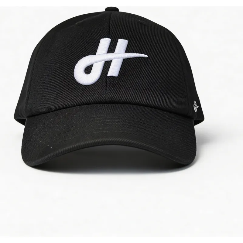 schwarze-verstellbare-curved-cap-merch-merchandising-the-90s-von-homenage
