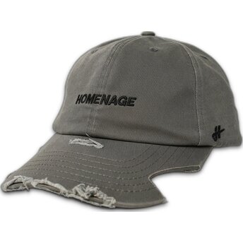 Mørkegrå justerbar curved cap Haute Merchandising The 90s fra Homenage