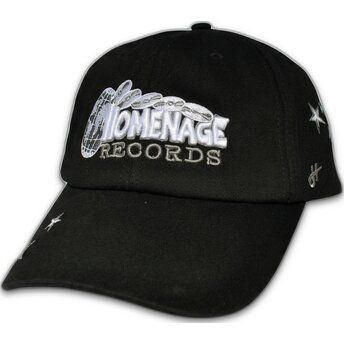 Sort justerbar curved cap Music World Music Shapes Identity The 90s fra Homenage