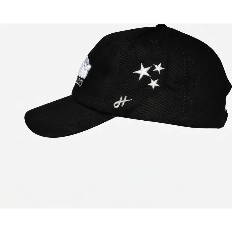 schwarze-verstellbare-curved-cap-music-world-music-shapes-identity-the-90s-von-homenage