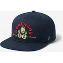 homenage-curved-brim-money-music-shapes-identity-the-snap-navy-blue-snapback-cap