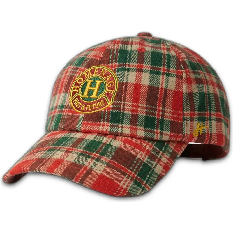justerbar-buet-kasket-i-flere-farver-plaid-resort-sport-the-90s-fra-homenage