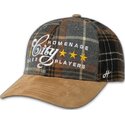 buet-kasket-multifarvet-snapback-plaid-players-sport-the-ball-fra-homenage