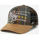 casquette-courbee-multicolore-snapback-plaid-players-sport-the-ball-homenage