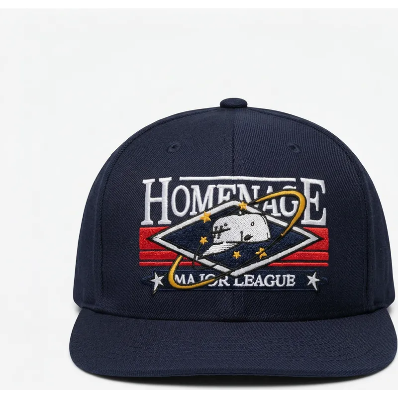 casquette-plate-bleue-marine-snapback-game-sport-the-snap-homenage