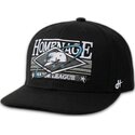 flad-sort-snapback-kasket-game-sport-the-snap-fra-homenage