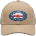 shapka-izvita-bezhov-snapbek-the-trucker-ot-homenage